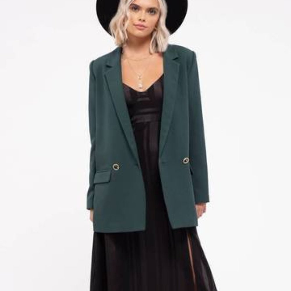 The Emerald Boyfriend Blazer